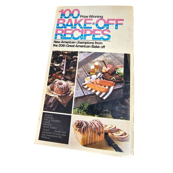 100 Bake Off Recipes Cookbook From Pillsbury 20th Annual Bake Off 1969 Vintage - Picture 8 of 9
